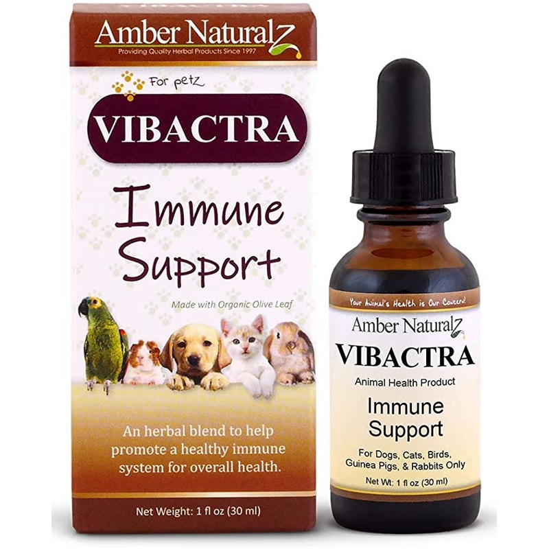 Amber Naturalz Vibactra: Immune Support for Pets 1oz