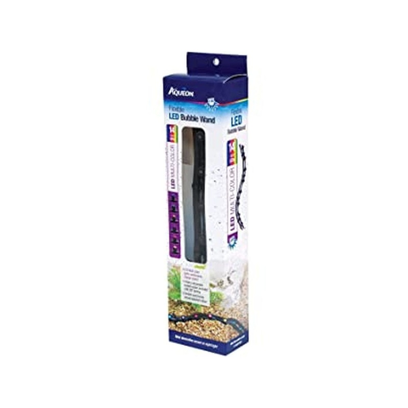Aqueon Flexible LED Bubble Wand, Multi-Color, 14″