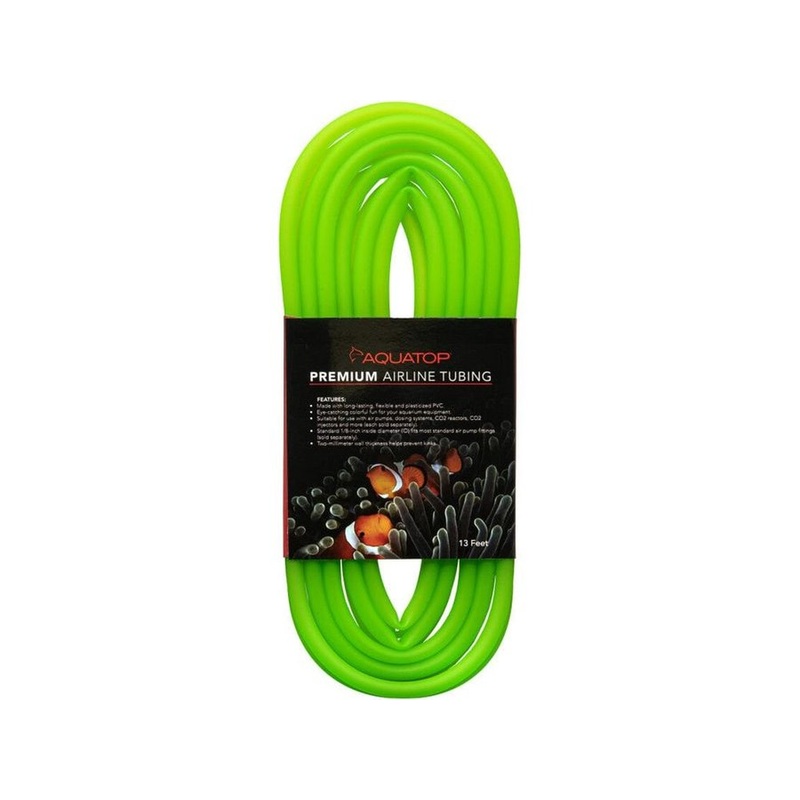 Aquatop Airline Tubing Neon Green, 1ea/13 ft