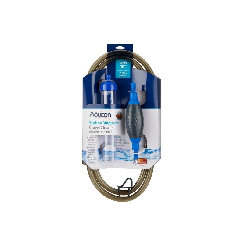 Aqueon Siphon Vacuum Gravel Cleaner With Bulb Large – 10 in