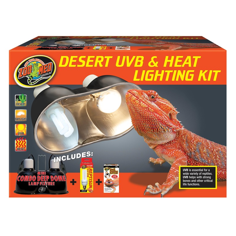 ZM Desert UVB & Heat Lighting Kit