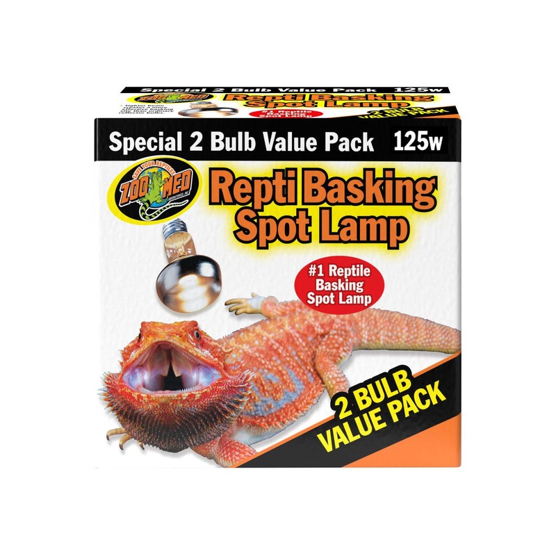 Zoo Med Repti Basking Spot Lamp 1ea/125 W, 2 pk