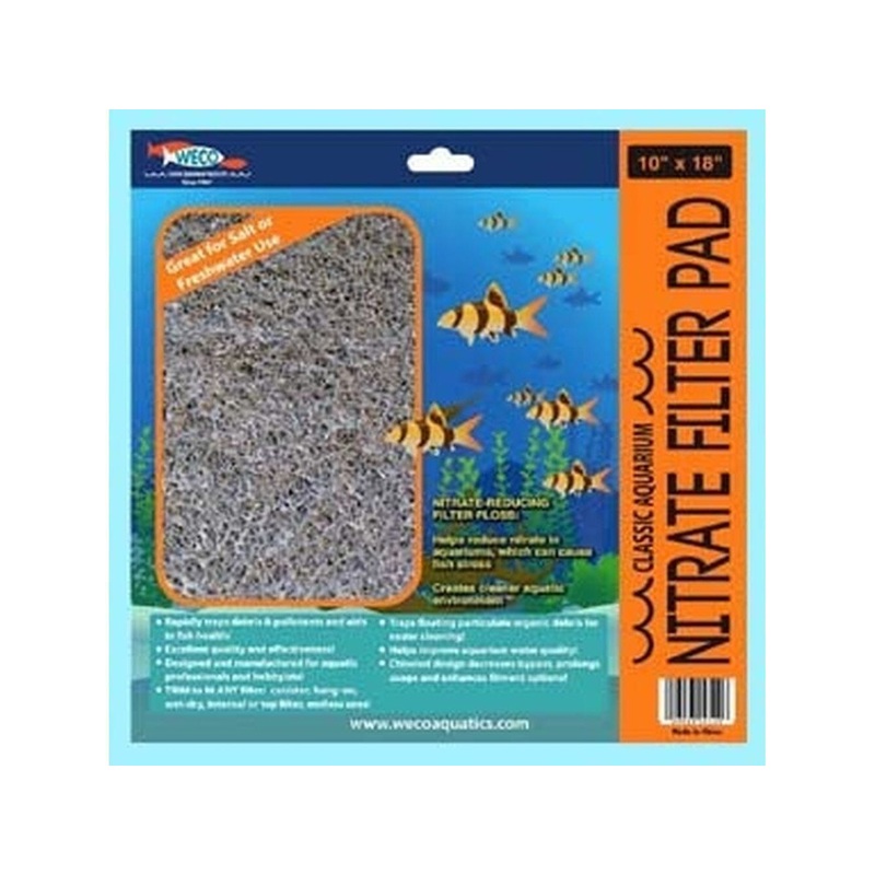 Weco Nitrate Filter Pad, 10″ x 18″