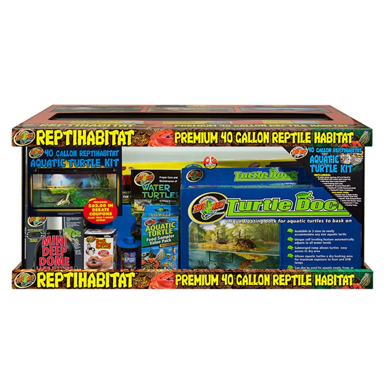ZM Reptihabitat 40 Gallon Turtle Kit (H)