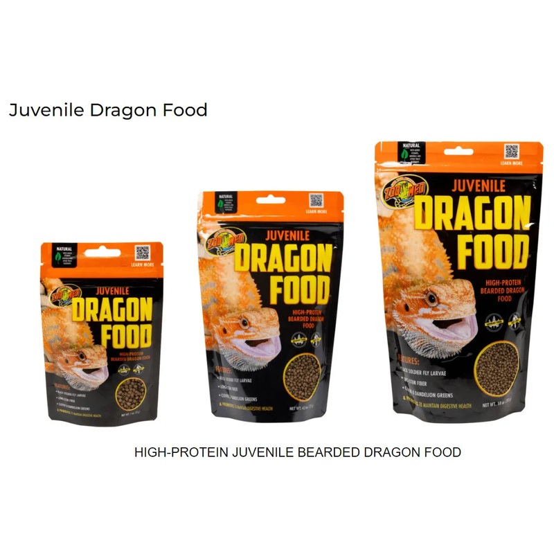 Zoo Med Insect Bearded Dragon Food Juvenile 127gm