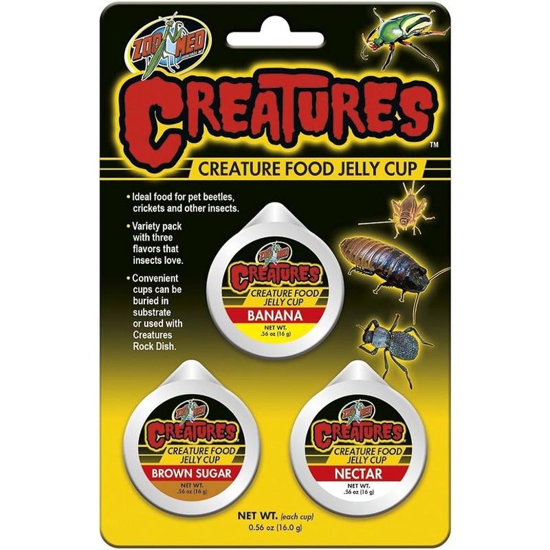 Zoo med Creatures Food Jelly Cup 3pc
