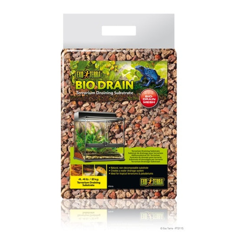 Exo Terra BioDrain Terrarium Substrate – 2 kg