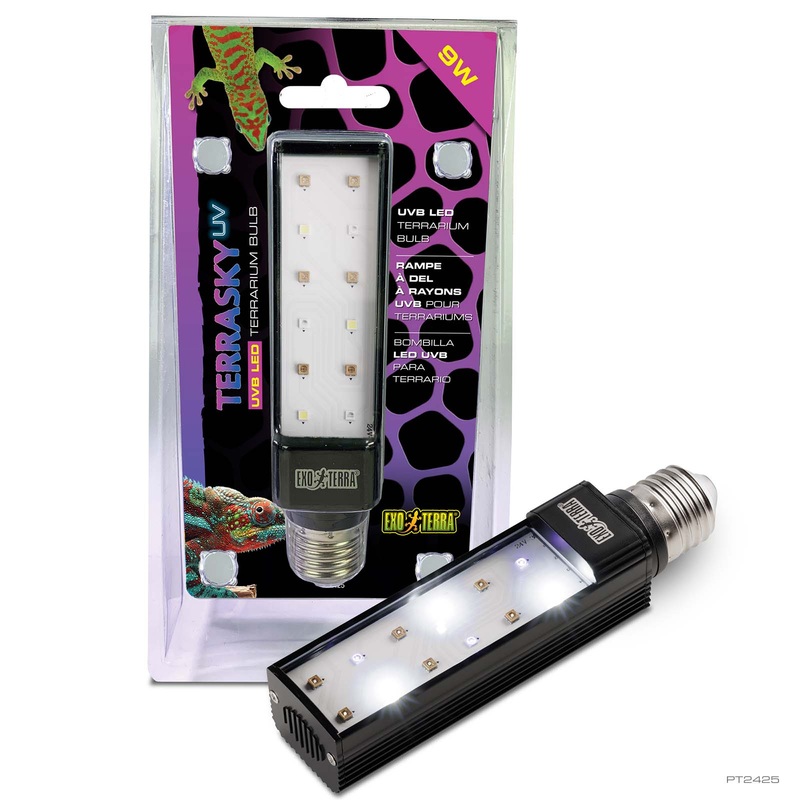 Exo Terra TerraSky UV – UVB LED Compact Terrarium Light