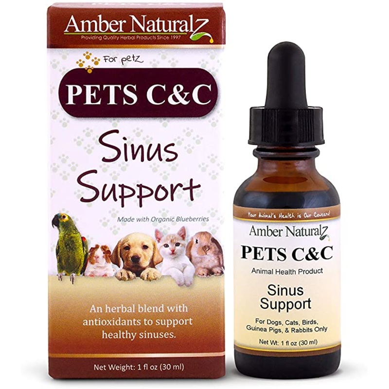 Amber Naturalz Pets C&C: Sinus Support with Antioxidants, 1 Ounce