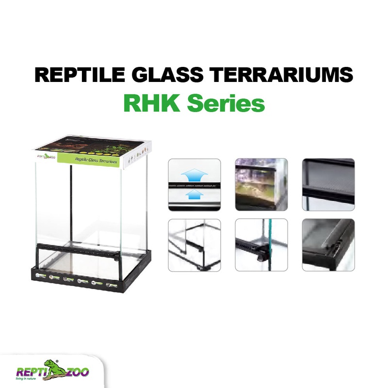 REPTIZOO Reptile Terrarium RHK Series RHK18S 8 x 8 x 8inch(H)