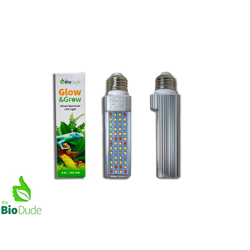 Bio Dude Glow & Grow 6″ LED Single LED no adapter
