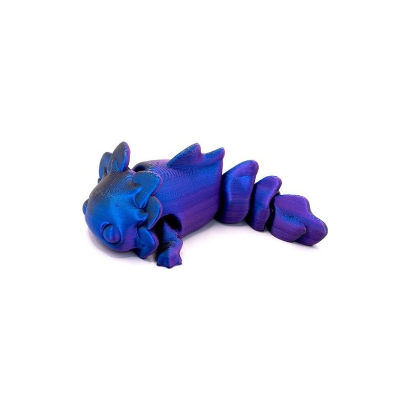 3D Printed Multi-Color Axolotl – Mini 3D Printed Multi-Color Axolotl – Mini