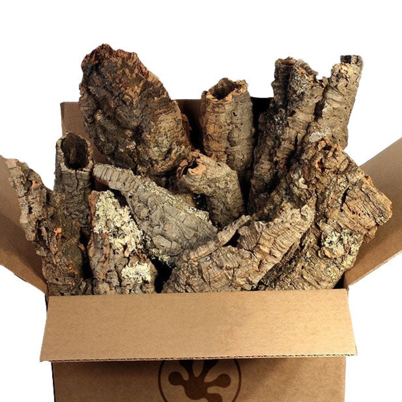 Cork Bark by the Pound – Mixed Flats and Rounds 10 lbs.