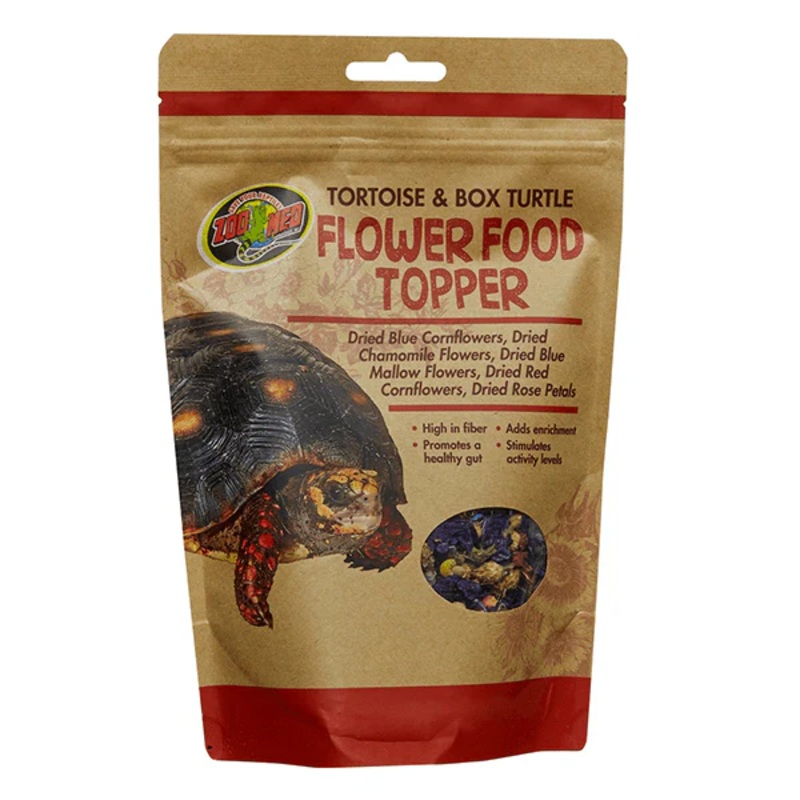 Zoo Med Tortoise & Box Turtle Flower Food Topper 0.21 oz