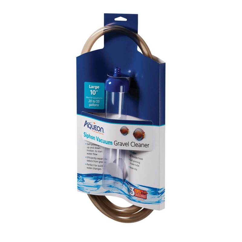 Aqueon Aquarium Siphon Vacuum Gravel Cleaner, no bulb – Large 16″