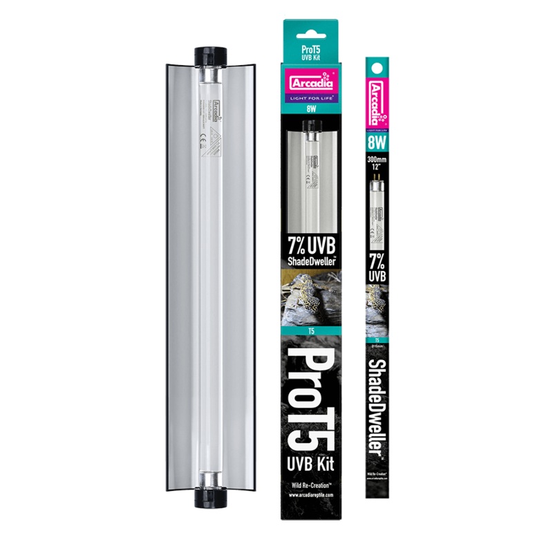 Arcadia ShadeDweller Pro T5 UVB Lighting Kit – 7% UVB