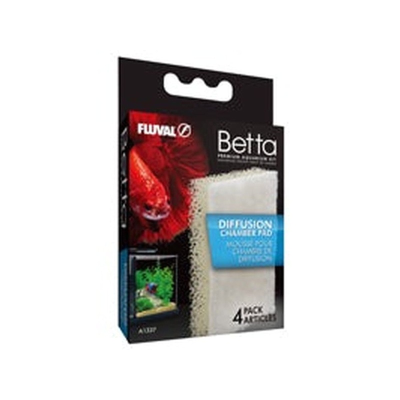 Fluval Betta Diffusion Chamber Pad, 4pk