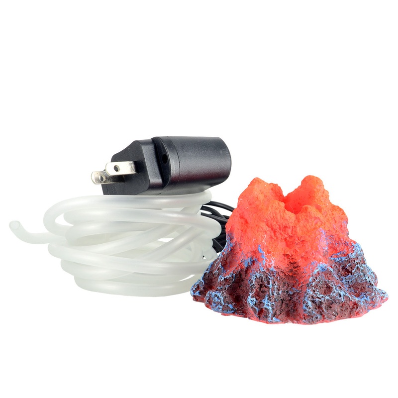 Underwater Treasures Bubbling LED Volcano Small