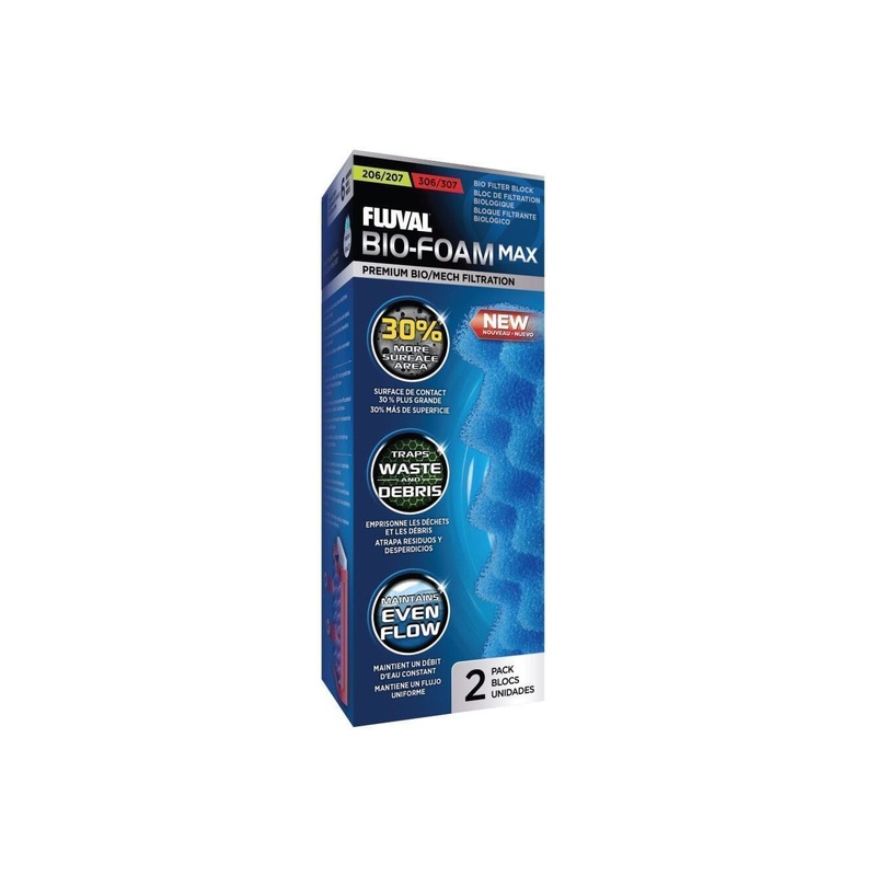 Fluval 206/207-306/307 Blue BioFoam MAX, 2pcs