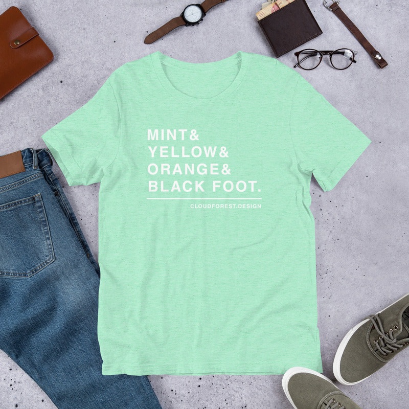 Terribilis Morph List Short-Sleeve Unisex T-Shirt Black Heather XS