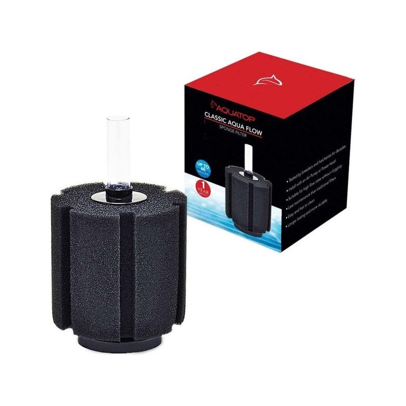 Aquatop Classic Aqua Flow CAF-60 Internal Sponge Filter Black, 1ea