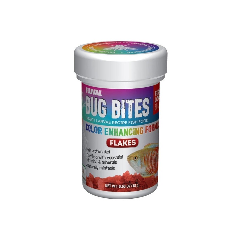 Fluval BugBites Color Enhancing Flakes .63oz