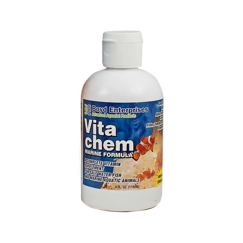 Boyd Enterprises VitaChem Marine Formula Multi-Vitamin Saltwater Fish Supplement 1ea/4 fl oz