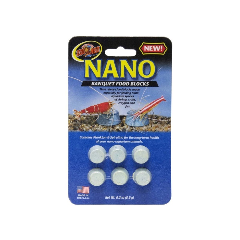 Zoo Med Nano Banquet Fish Feeding Block 1ea/0.3 oz, Mini