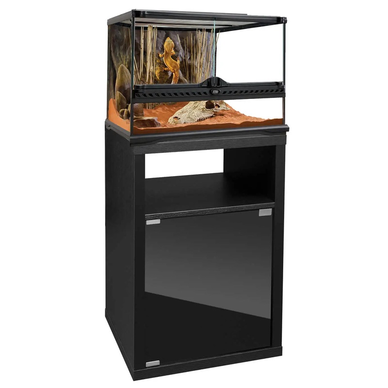 Exo Terra Terrarium Small Low – 45x45x30cm & Cabinet