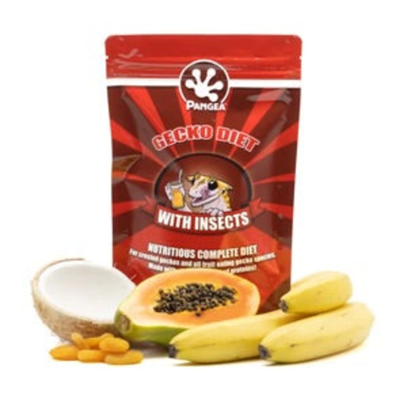 Pangea Gecko Diet With Insects 2 oz.