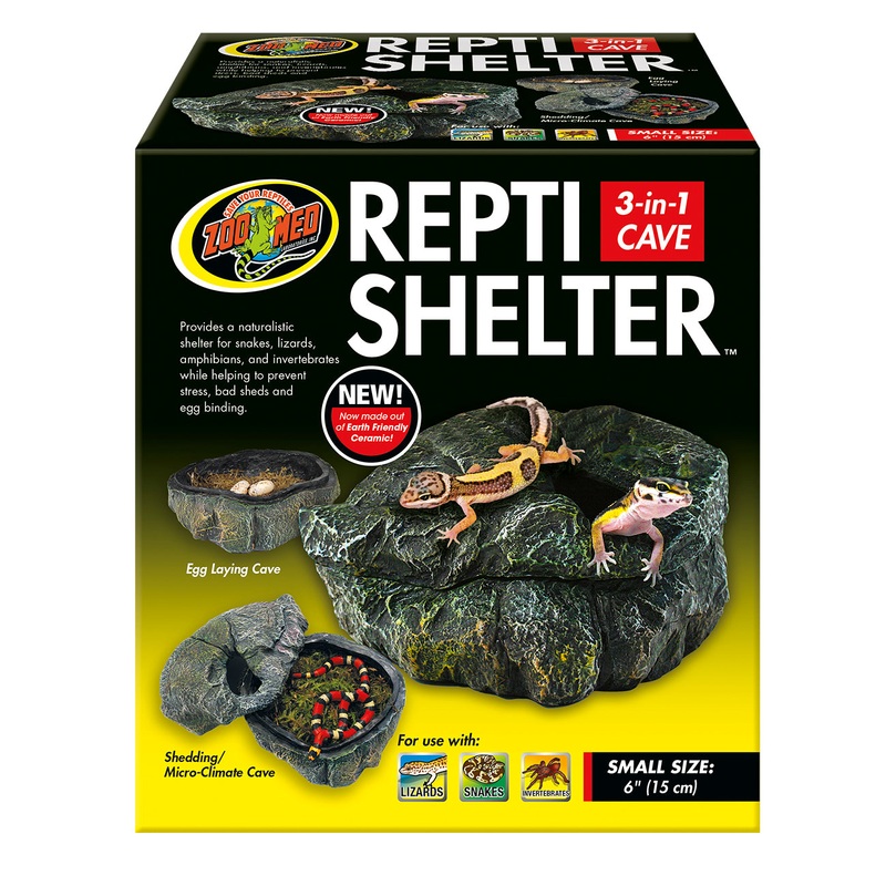 ZM Repti Shelter 3-In-1 Cave Small