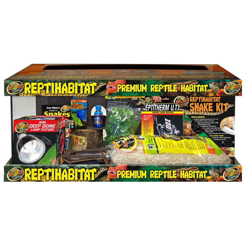Zoo Med 20 Gallon ReptiHabitat Snake Kit