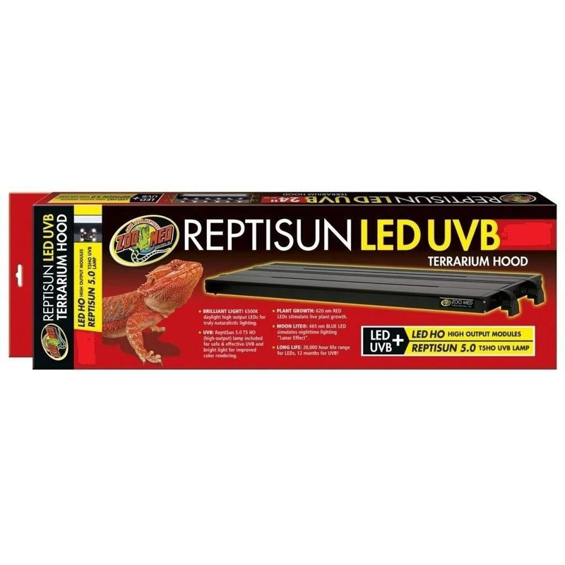Zoo Med ReptiSun LED UVB Terrarium Hood 60cm