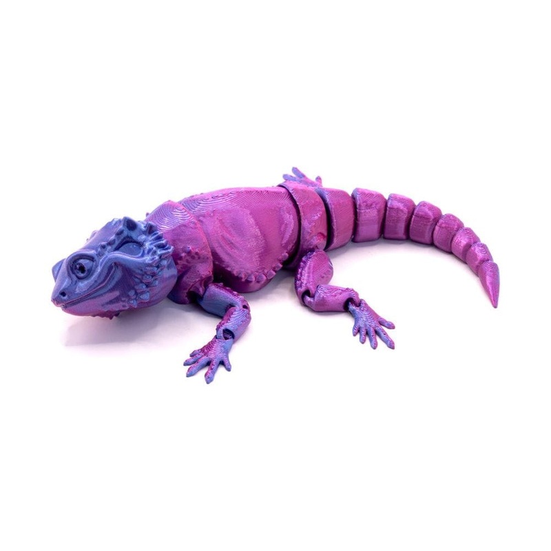 3D Printed Multi-Color Bearded Dragon – Small 3D Printed Multi-Color Bearded Dragon – Small