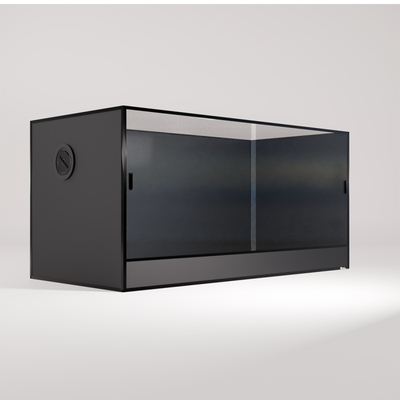 48″ x 24″ x 24″ Sliding Glass Door Habitat FREE SHIPPING Black