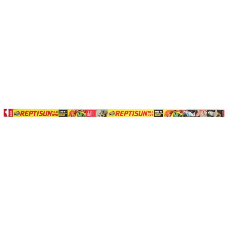 Zoo Med ReptiSun 10.0 UVB T8 Fluorescent Lamp White, 1ea/24 in