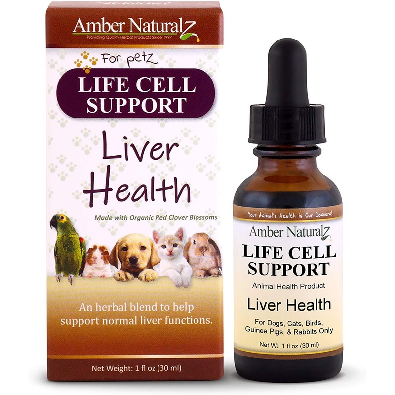 Amber Naturalz Amber Naturalz Life Cell Support: Liver Health – for Pets, 1 Ounce