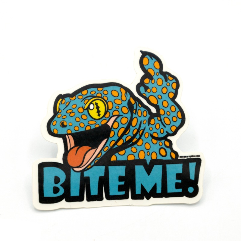 “Bite Me” Tokay Sticker