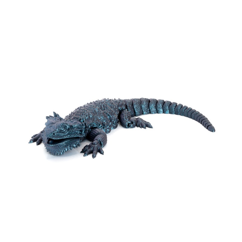 3D Printed Realistic-Color Bearded Dragon – Large 3D Printed Realistic-Color Bearded Dragon – Large