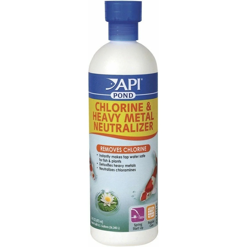 API Pond Care Chlorine & Heavy Metal Detoxifier 473ml