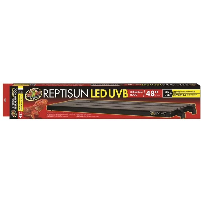 ZOO MED REPTISUN LED UVB TERRARIUM HOOD 36″