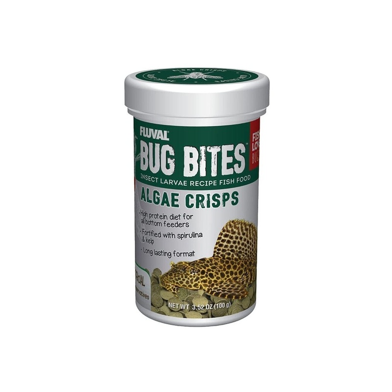 Fluval Bug Bites Algae Crisps 3.52oz